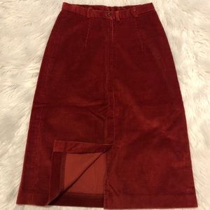 Point of View Skirt Womens Burnt Orange Size 10